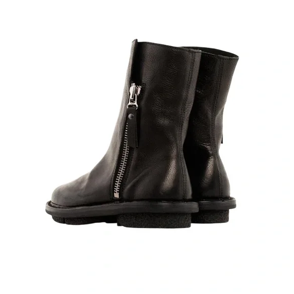 Trippen Unisex Leather Boots Brown Size 7.5 (38) - Picture 2 of 7